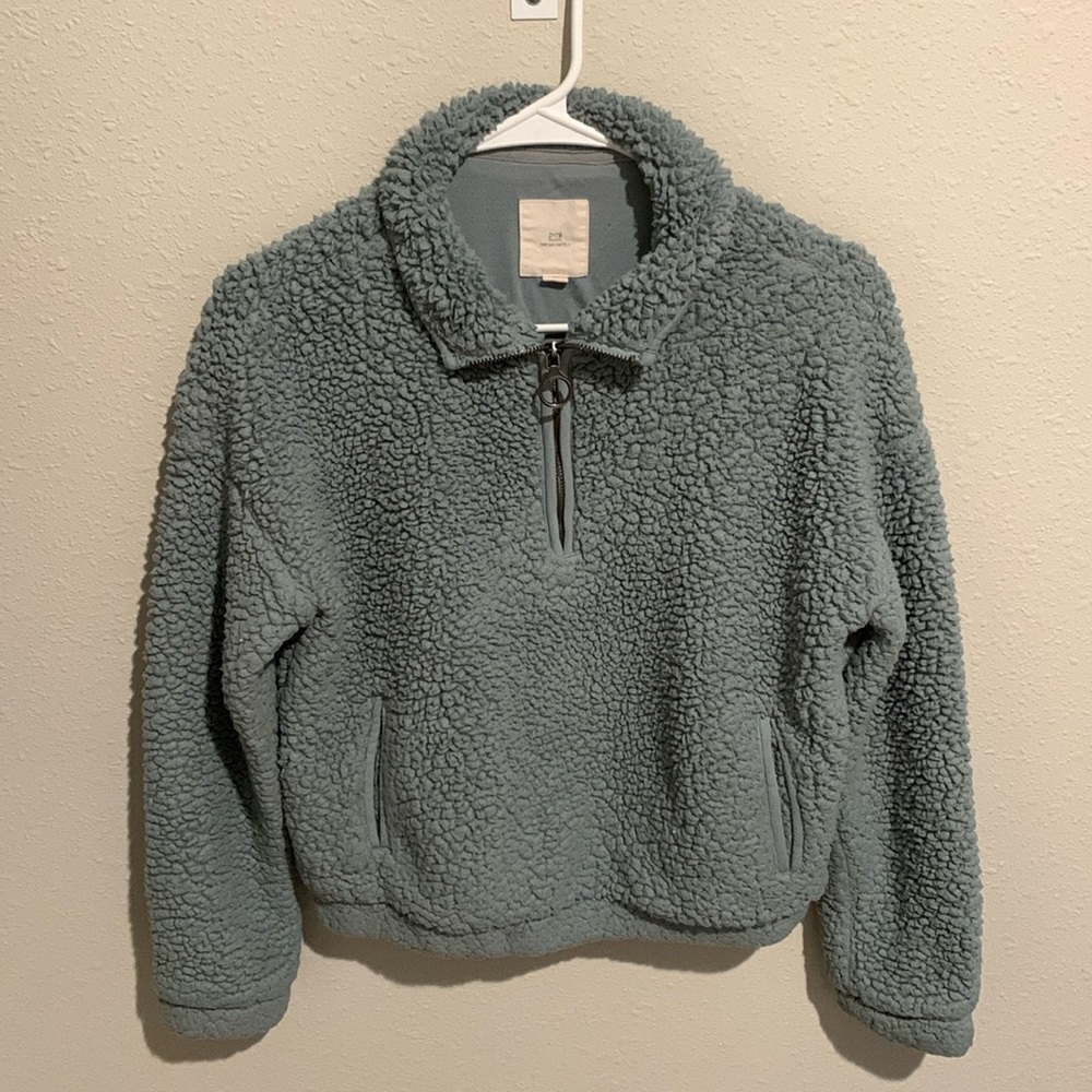 Thread & Supply QuarterZip Sherpa - Cropped